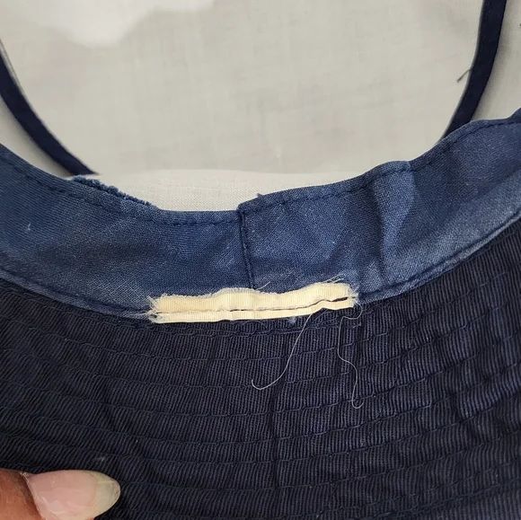 Dallas Cowboys Men's Vintage New Era Navy Blue Main Bucket Hat Front Logo Star - Picture 8 of 9